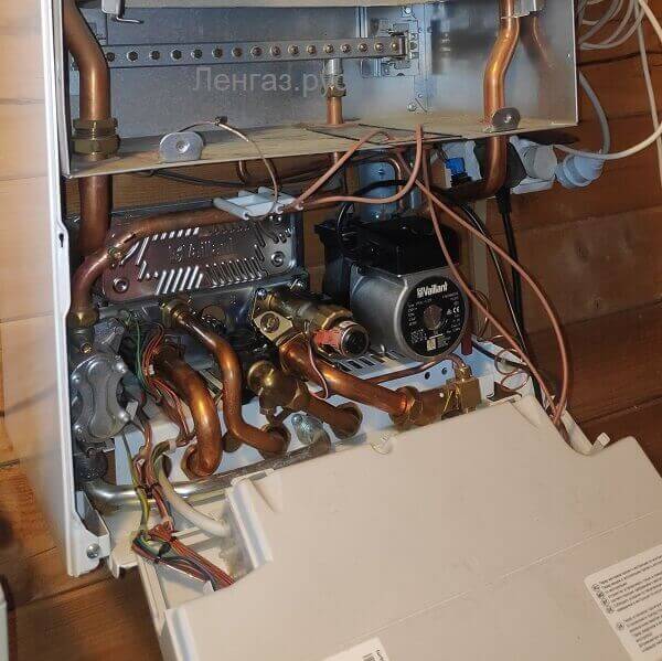 запуск котла Vaillant