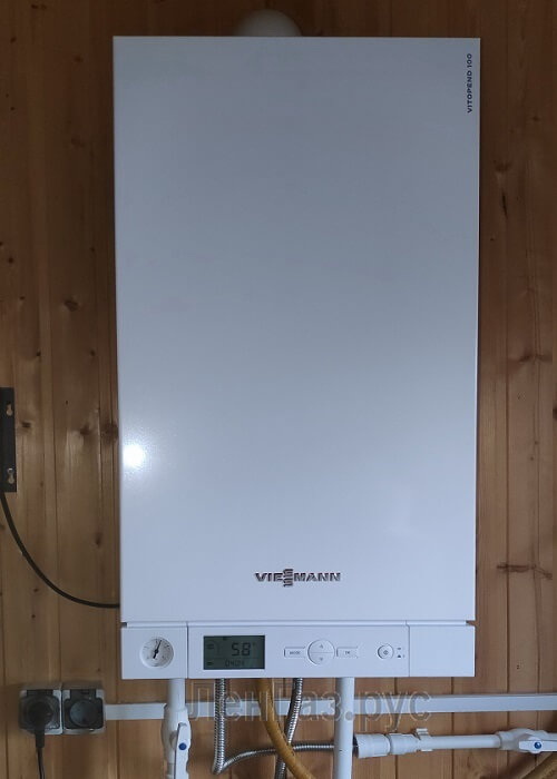 Установка газового котла VIESSMANN